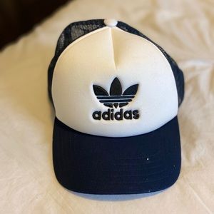 Adidas Trucker Hat- Navy and White